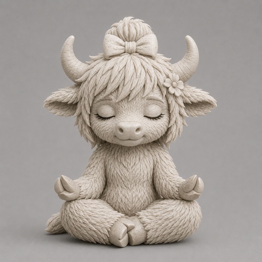 Yakline meditiert - Figur STL